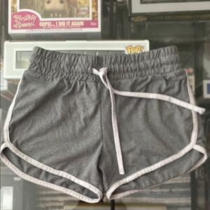 Rue21 Gray Athletic Shorts with White Trim